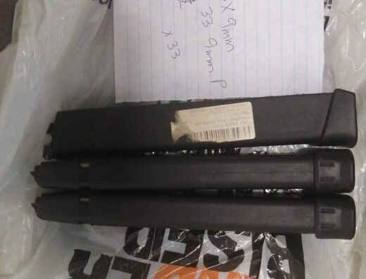 3x 33 round Glock Mags