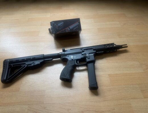 UTAS 9mm Pistol Carbine + Xero Tech Red Dot