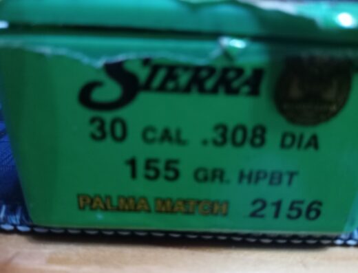 Sierra MatchKing 155gr HPBT bullets box (100)