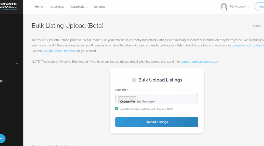 How To Do Bulk Uploads: User Guide