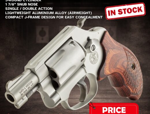 Smith & Wesson 38SPL M637 PC